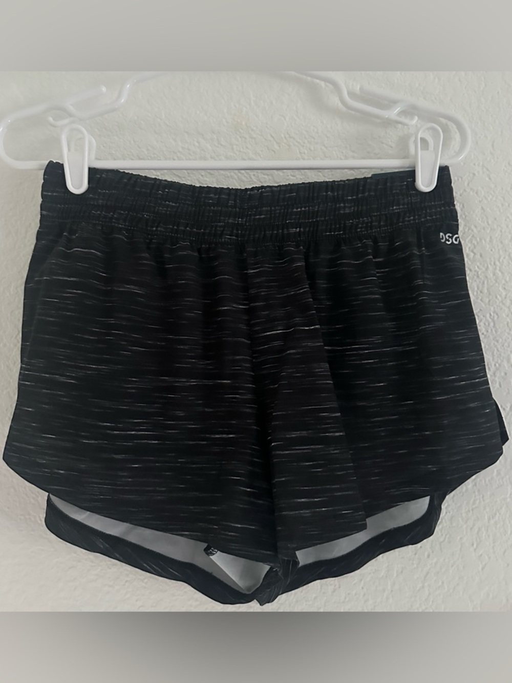 DSG - Black Space-Dye Mid-Rise Short - Size S
